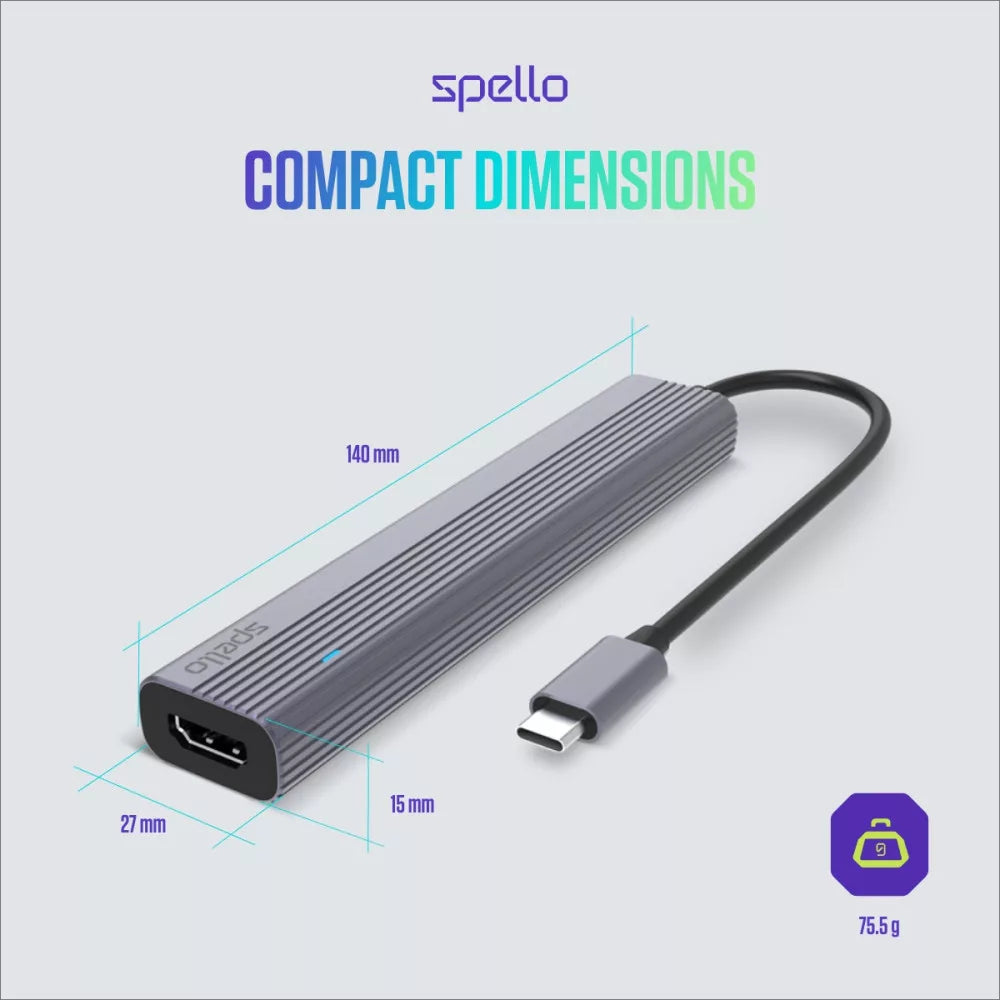 USB-C HUB 7in1 multiport adapter