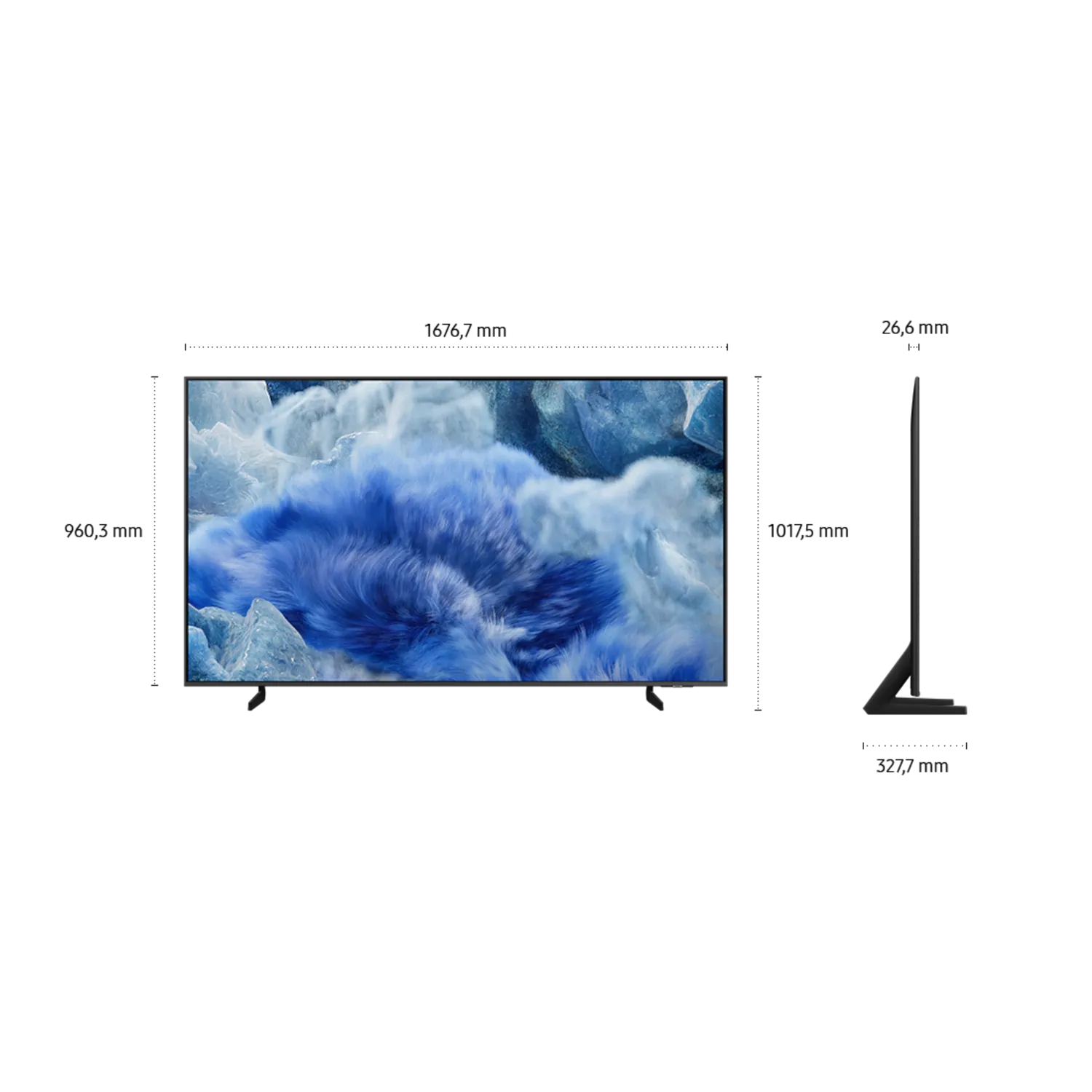 75" QLED 4K Q8F Vision AI Smart TV (2025)