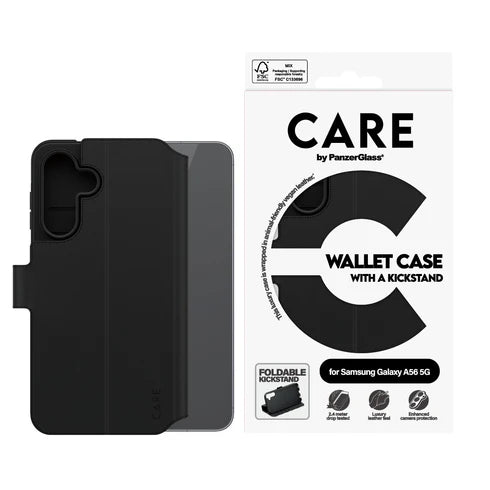 CARE by PanzerGlass® Feature Wallet Case w. Kickstand Samsung Galaxy A56 5G