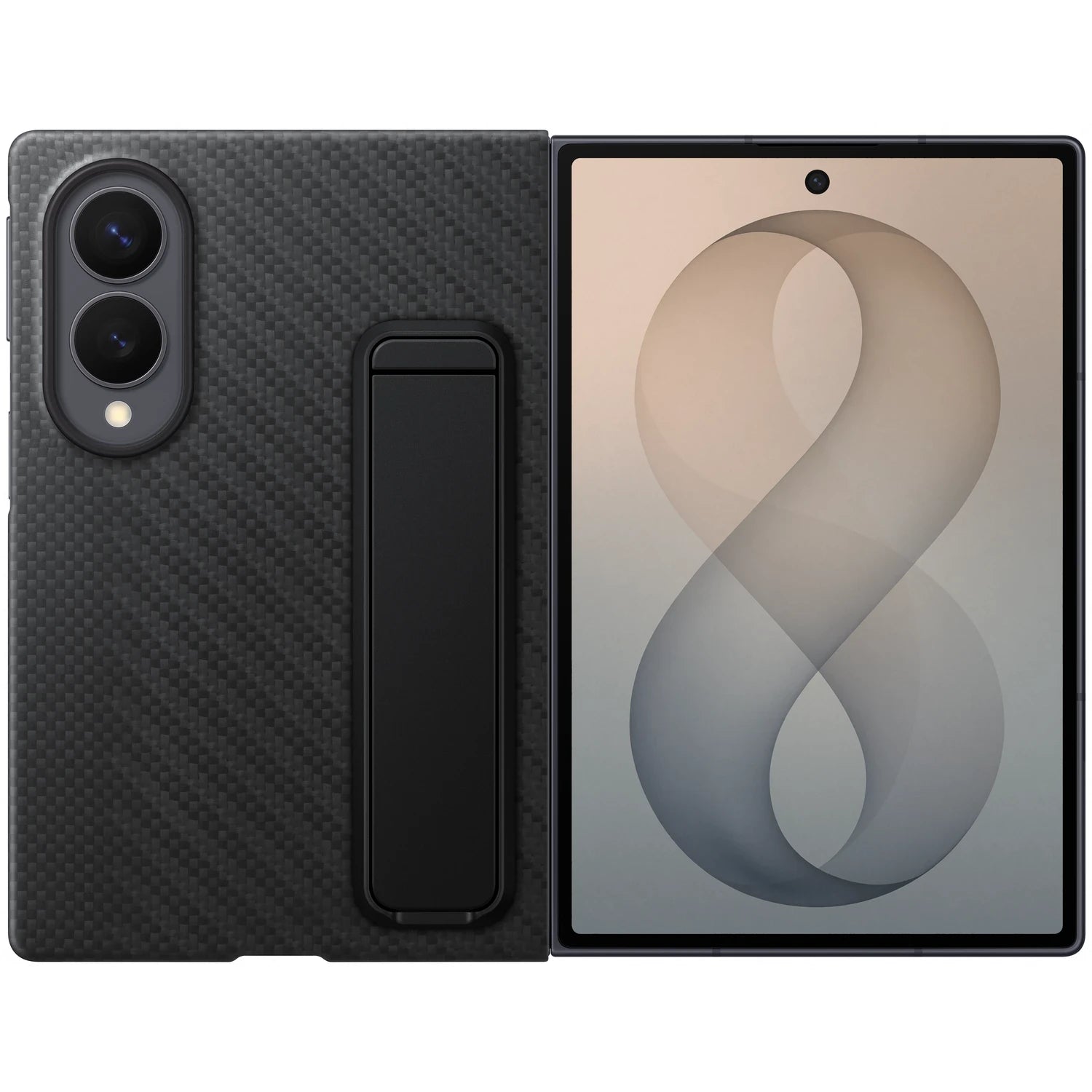 Galaxy Z Fold8 kitámasztható karbon tok