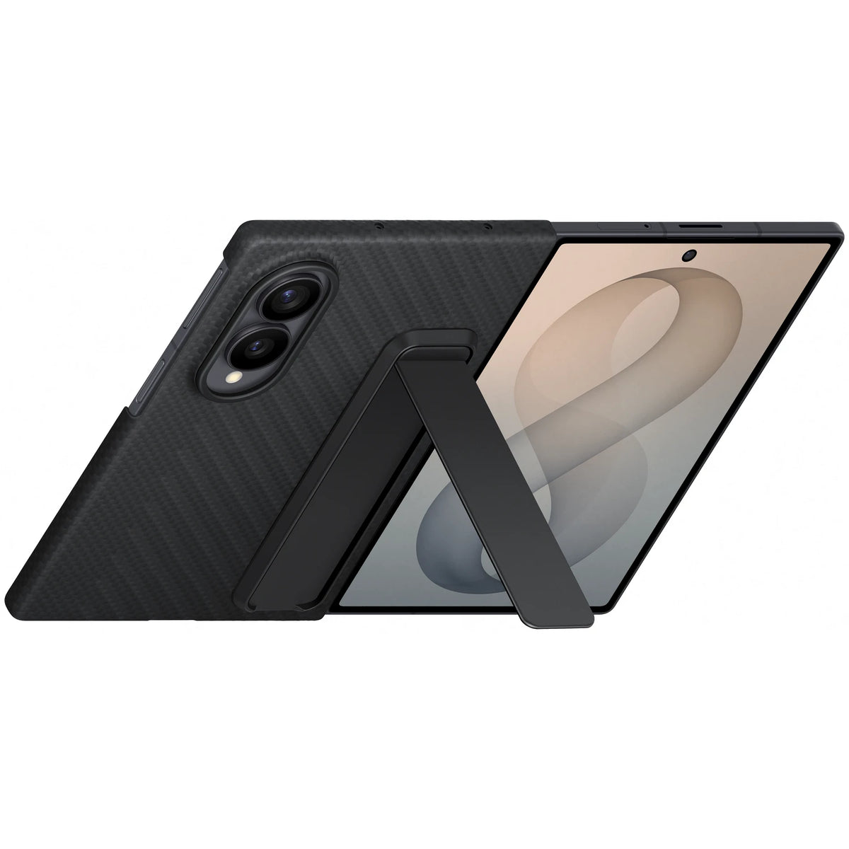 Galaxy Z Fold8 kitámasztható karbon tok