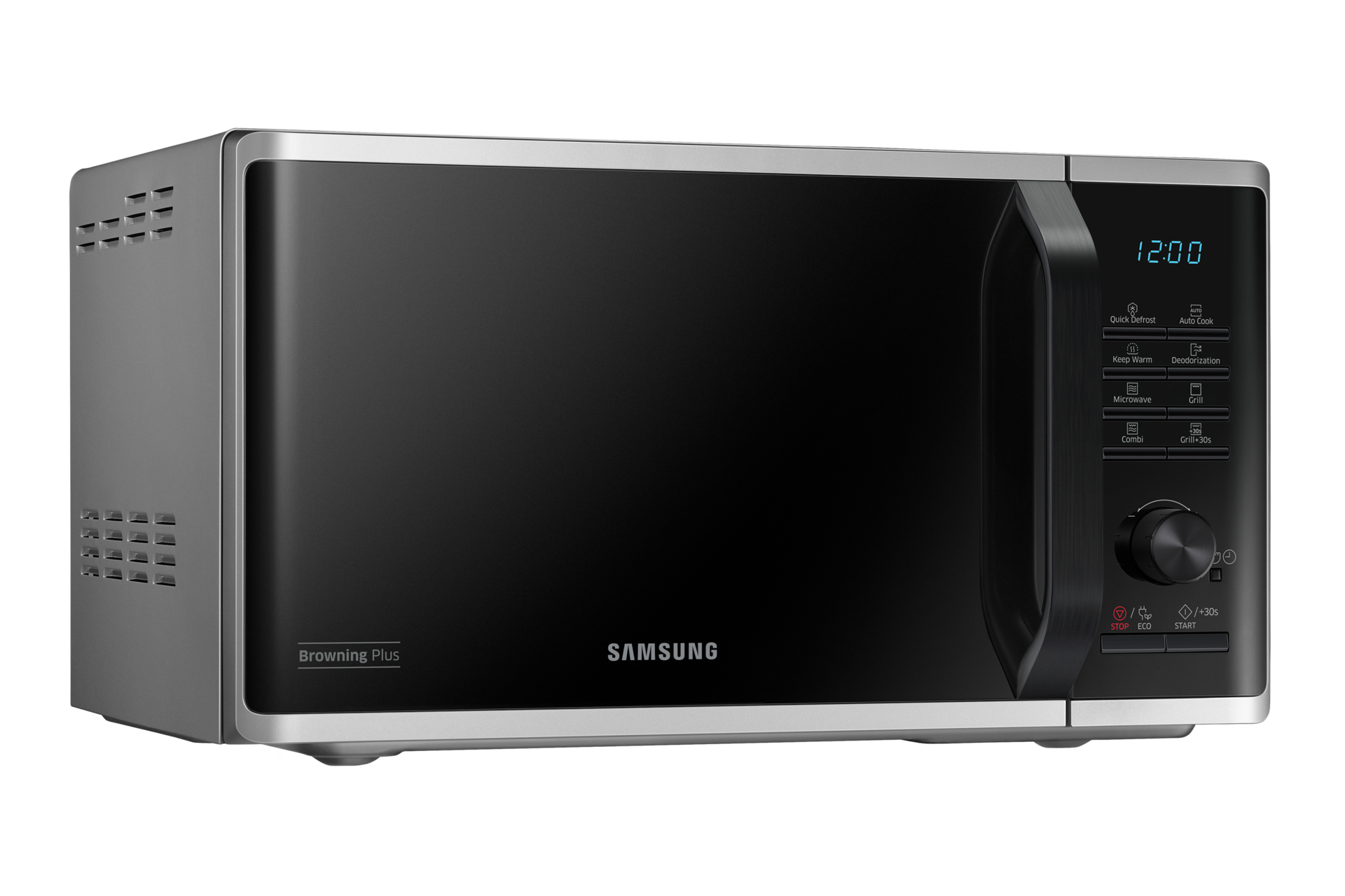 Szabadonálló grill mikrohullámú sütő MG23K3515AS/EO Browning Plus funkcióval 23 L