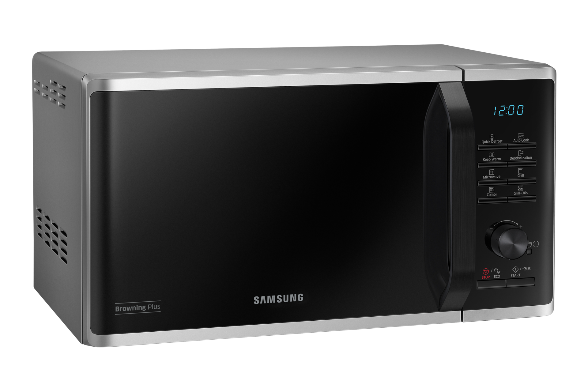 Szabadonálló grill mikrohullámú sütő MG23K3515AS/EO Browning Plus funkcióval 23 L