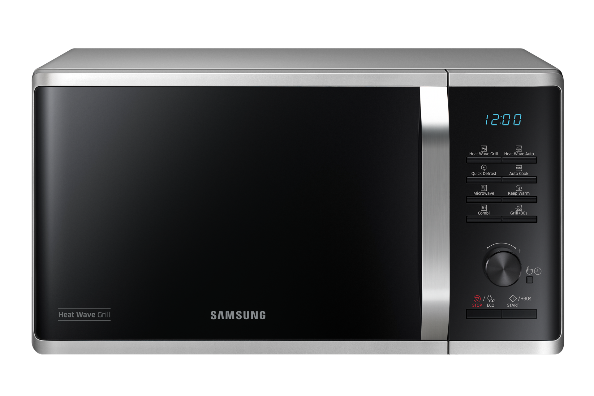 Szabadonálló grill mikrohullámú sütő MG23K3575AS/EO Heat Wave grillrendszerrel 23 L