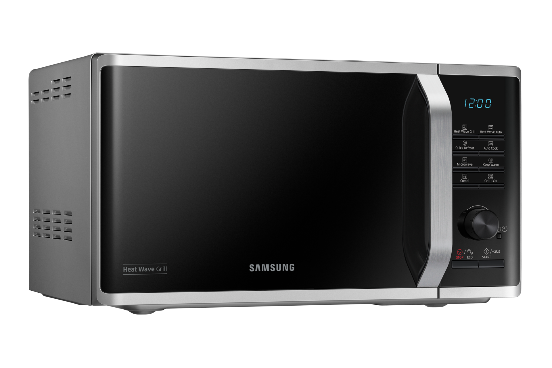 Szabadonálló grill mikrohullámú sütő MG23K3575AS/EO Heat Wave grillrendszerrel 23 L