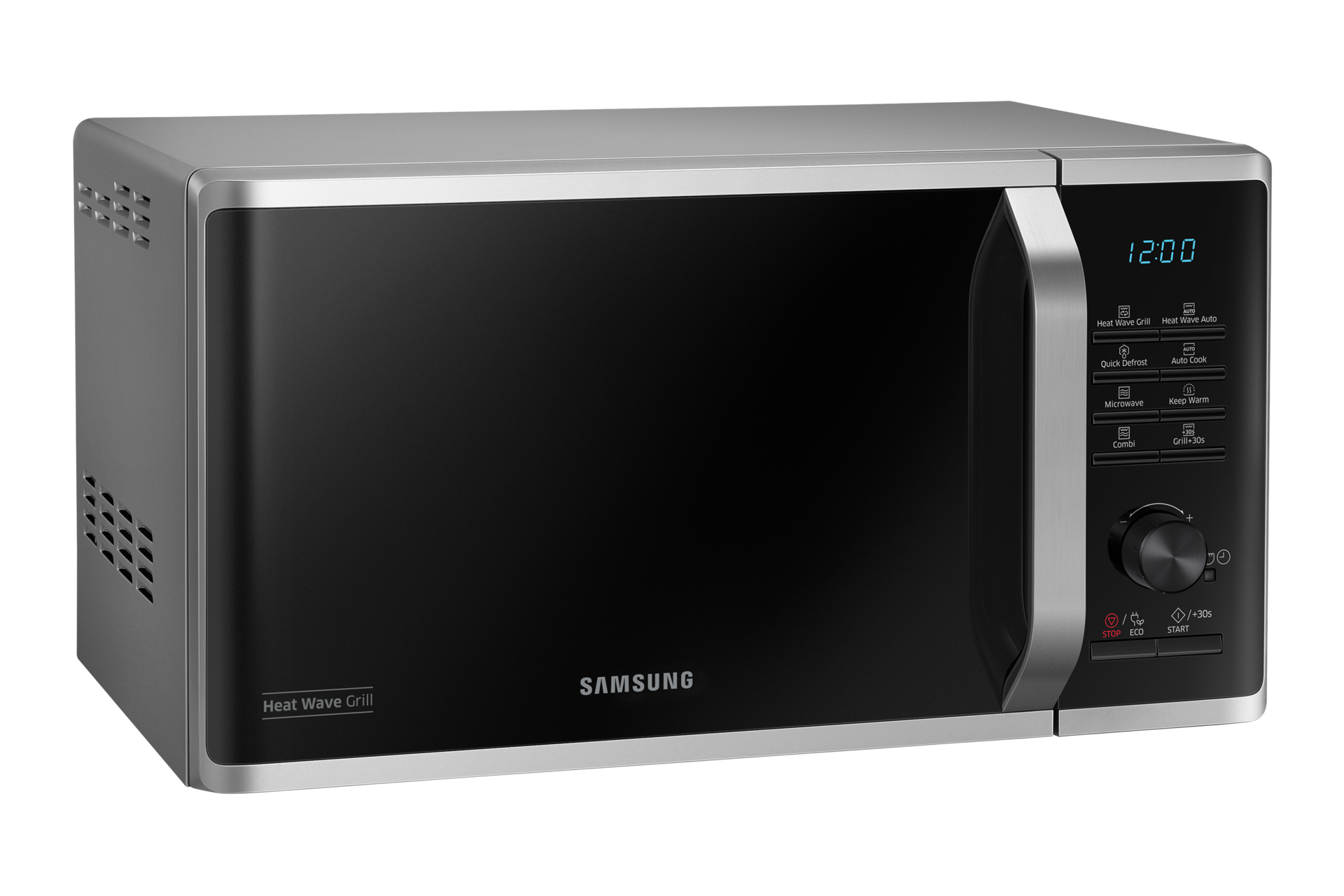Szabadonálló grill mikrohullámú sütő MG23K3575AS/EO Heat Wave grillrendszerrel 23 L