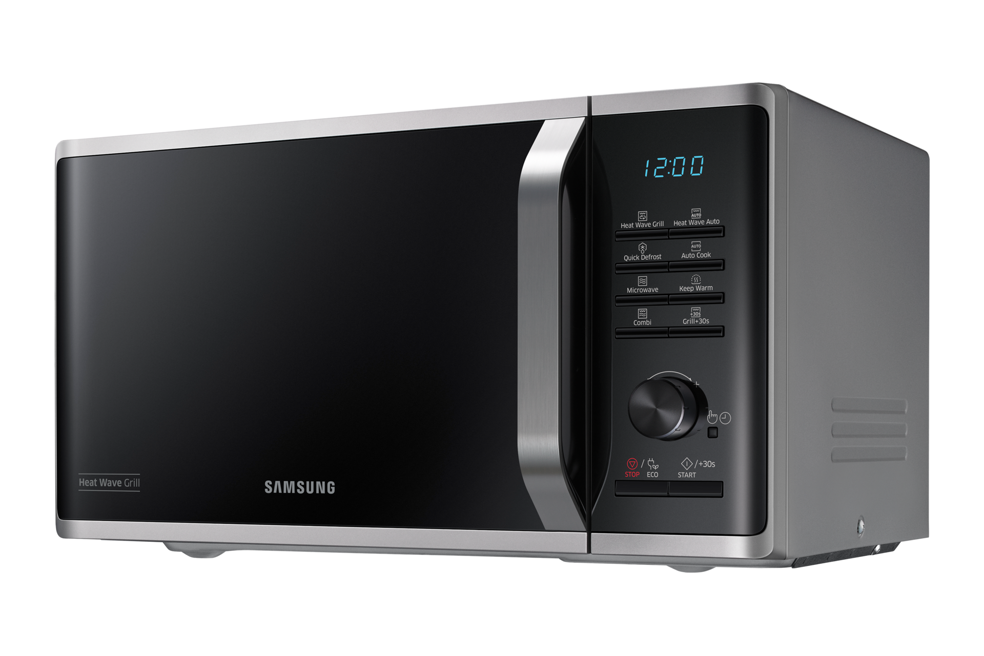 Szabadonálló grill mikrohullámú sütő MG23K3575AS/EO Heat Wave grillrendszerrel 23 L