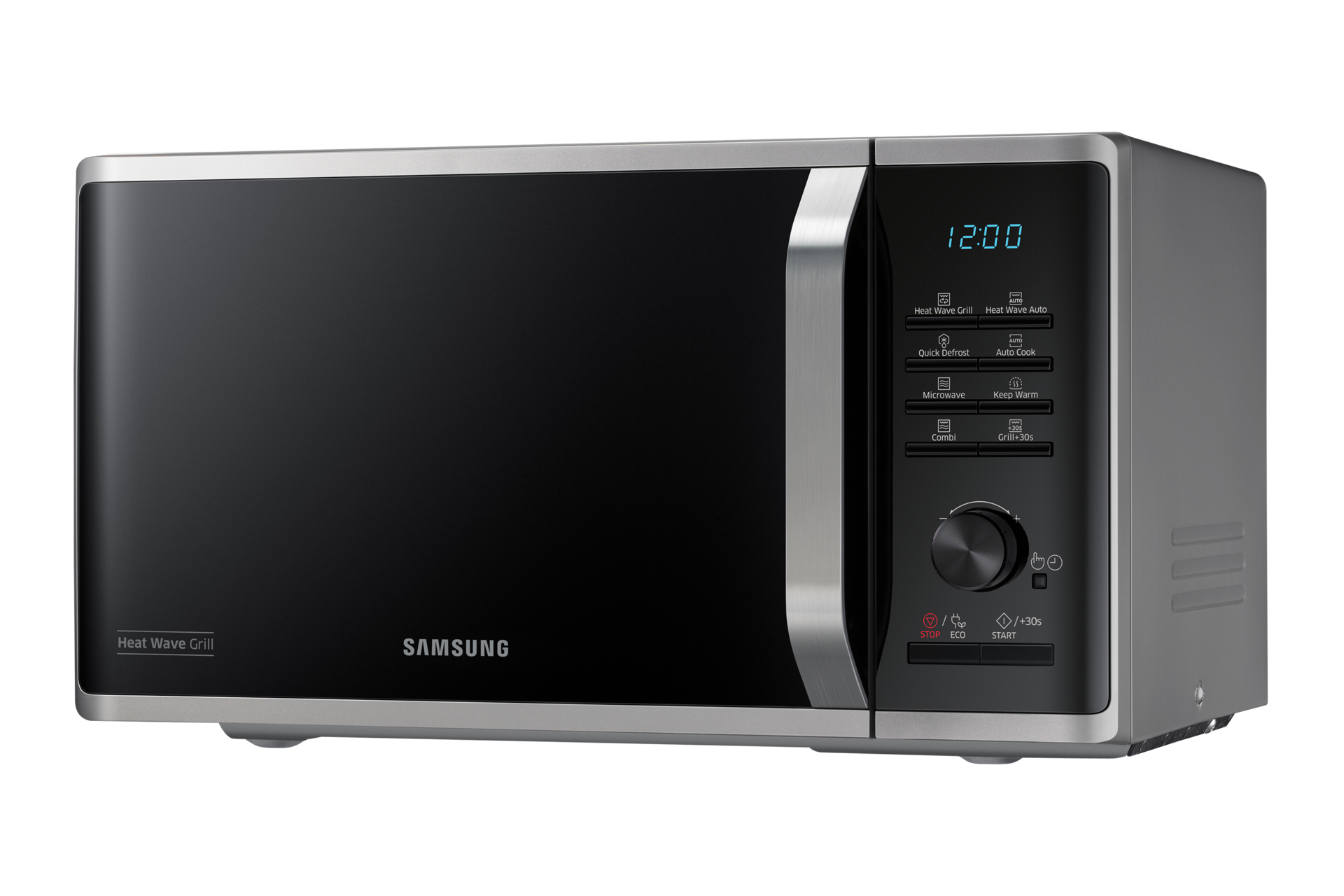 Szabadonálló grill mikrohullámú sütő MG23K3575AS/EO Heat Wave grillrendszerrel 23 L