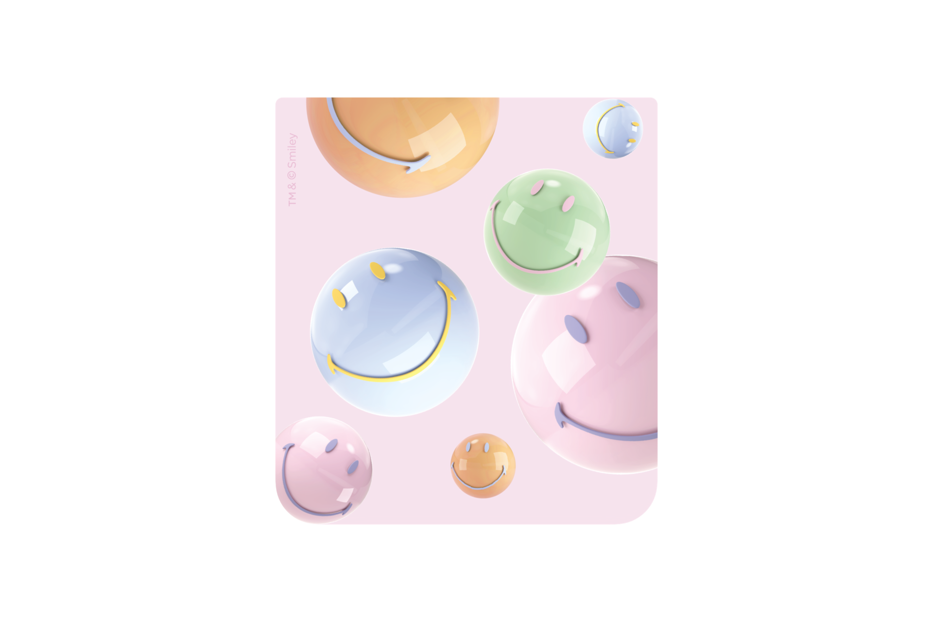 FlipSuit kártya Galaxy Z Flip5 FlipSuit tokhoz Smiley