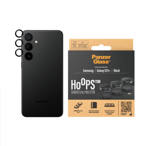 PanzerGlass Hoops Camera Lens Protector Samsung S24+ | Black