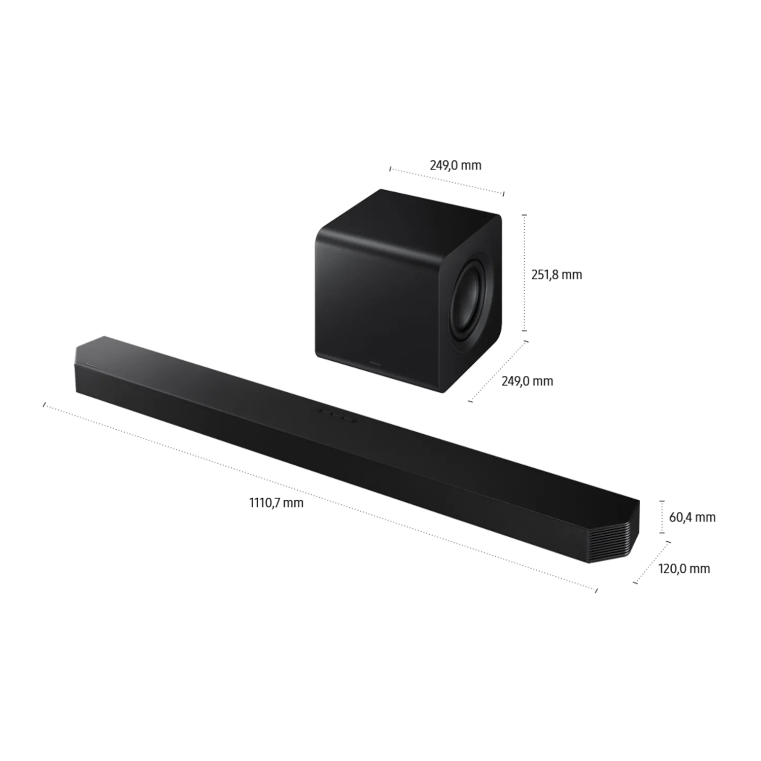 Samsung HW-Q800F/EN 5.1.2 csatornás Dolby Atmos hangprojektor mélynyomóval