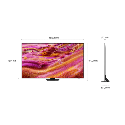 75" Neo QLED 4K QN90F Vision AI Smart TV (2025)