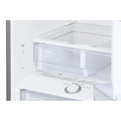 Alulfagyasztós hűtőszekrény beépített Wi-Fi-vel 390 L - Fekete