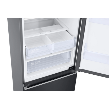 Alulfagyasztós hűtőszekrény beépített Wi-Fi-vel 390 L - Fekete