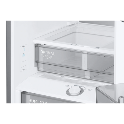 Bespoke AI alulfagyasztós hűtőszekrény SmartThings AI energia üzemmóddal 390 L - Tiszta fehér