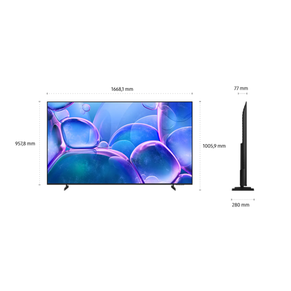 75" Crystal UHD 4K U7000F Smart TV (2025)