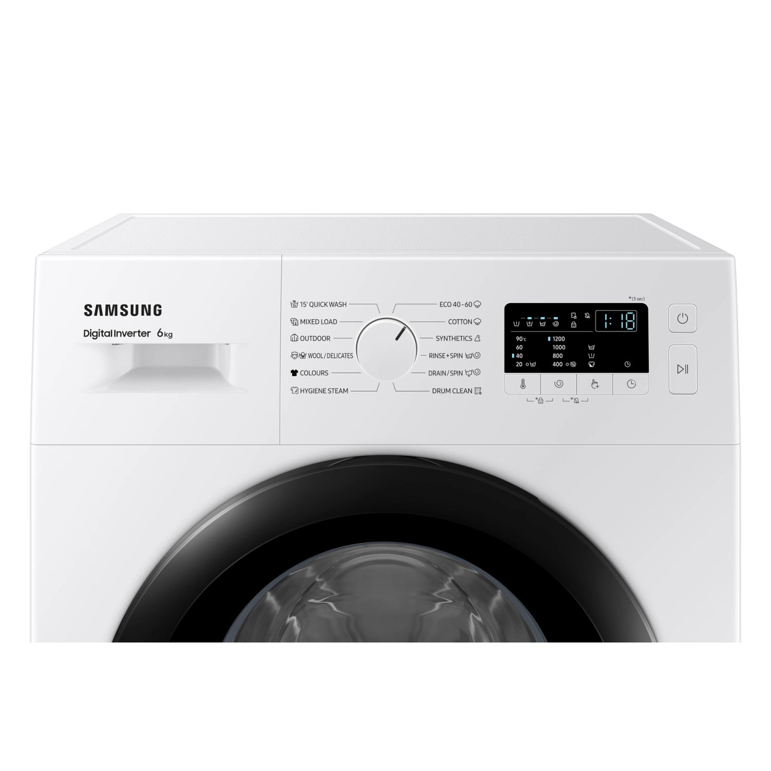 Mosógép higiénikus gőz technológiával 6 kg