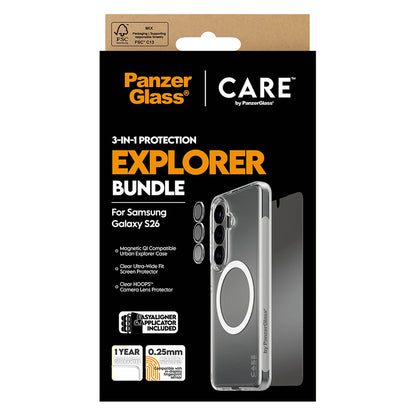 CARE by PanzerGlass® 3 in 1 Bundle Samsung Galaxy S26