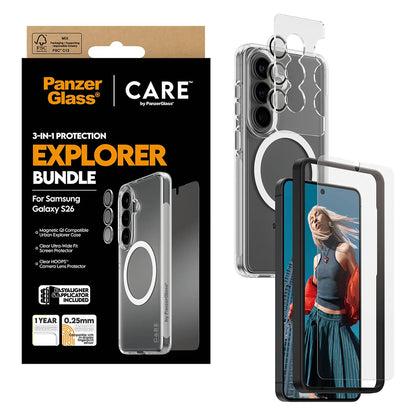 CARE by PanzerGlass® 3 in 1 Bundle Samsung Galaxy S26