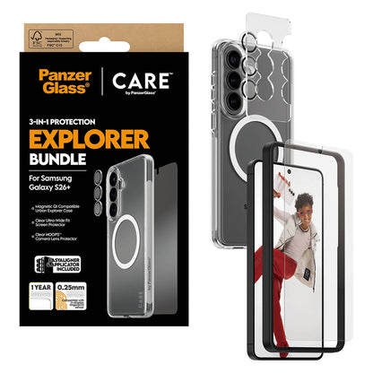 CARE by PanzerGlass® 3 in 1 Bundle Samsung Galaxy S26 Plus