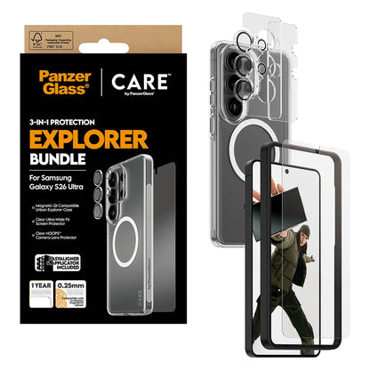 CARE by PanzerGlass® 3 in 1 Bundle Samsung Galaxy S26 Ultra
