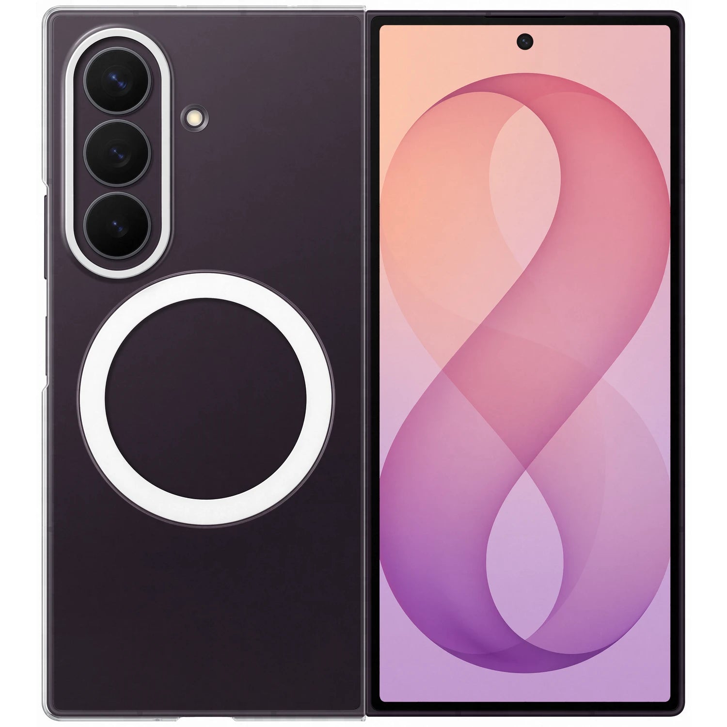 Galaxy Z Fold8 Ultra átlátszó mágneses tok
