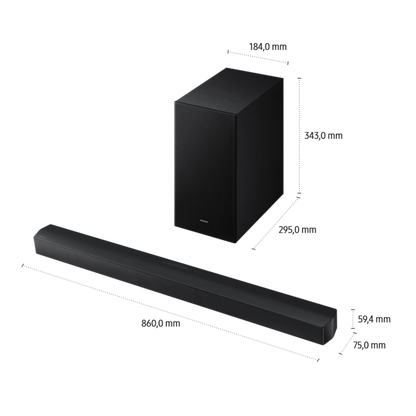 B szériás hangprojektor HW-B650 3.1 csatornás, mélynyomóval (2022)