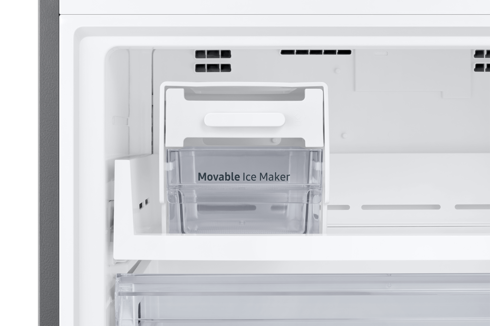 Széles alulfagyasztós hűtőszekrény RB50DG601ES9EO AI energia üzemmóddal 508 L, kifinomult inox