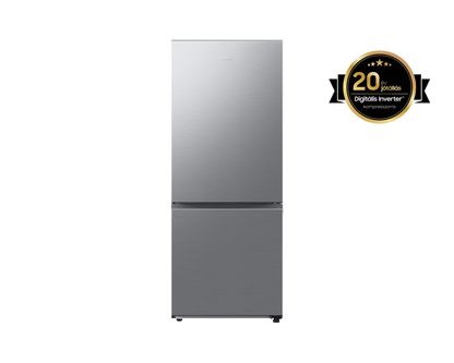 Széles alulfagyasztós hűtőszekrény RB50DG601ES9EO AI energia üzemmóddal 508 L, kifinomult inox