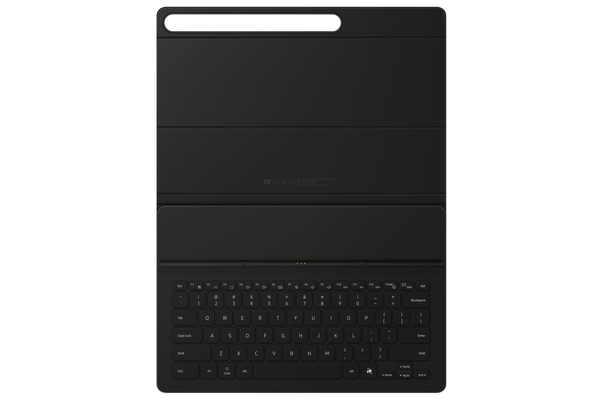 Tab S10 FE+ vékony billentyűzetes tok AI billentyűvel