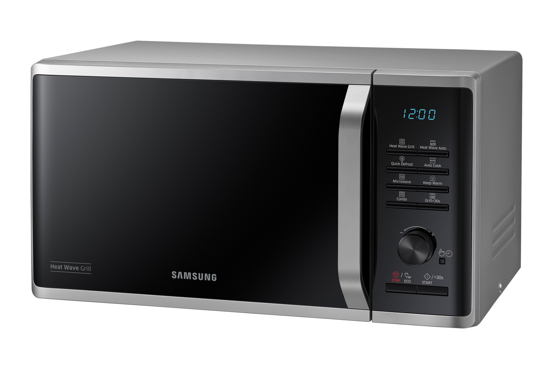 Szabadonálló grill mikrohullámú sütő MG23K3575AS/EO Heat Wave grillrendszerrel 23 L
