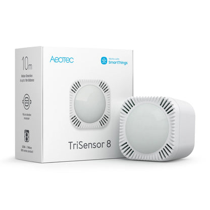Aeotec TriSensor 8 okos érzékelő - hőmérséklet-, mozgás- és fényérzékelés