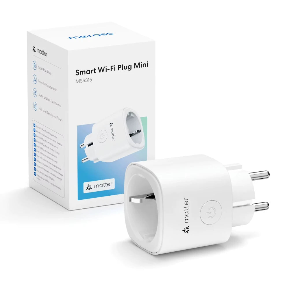 Meross okoskonnektor - Wi-Fi, max. 16A, teljesítménymérés