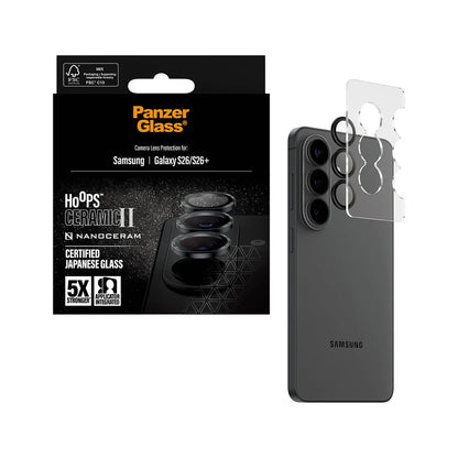 PanzerGlass® Hoops Ceramic II Camera Lens Protector Samsung Galaxy S26 | S 2026 Plus