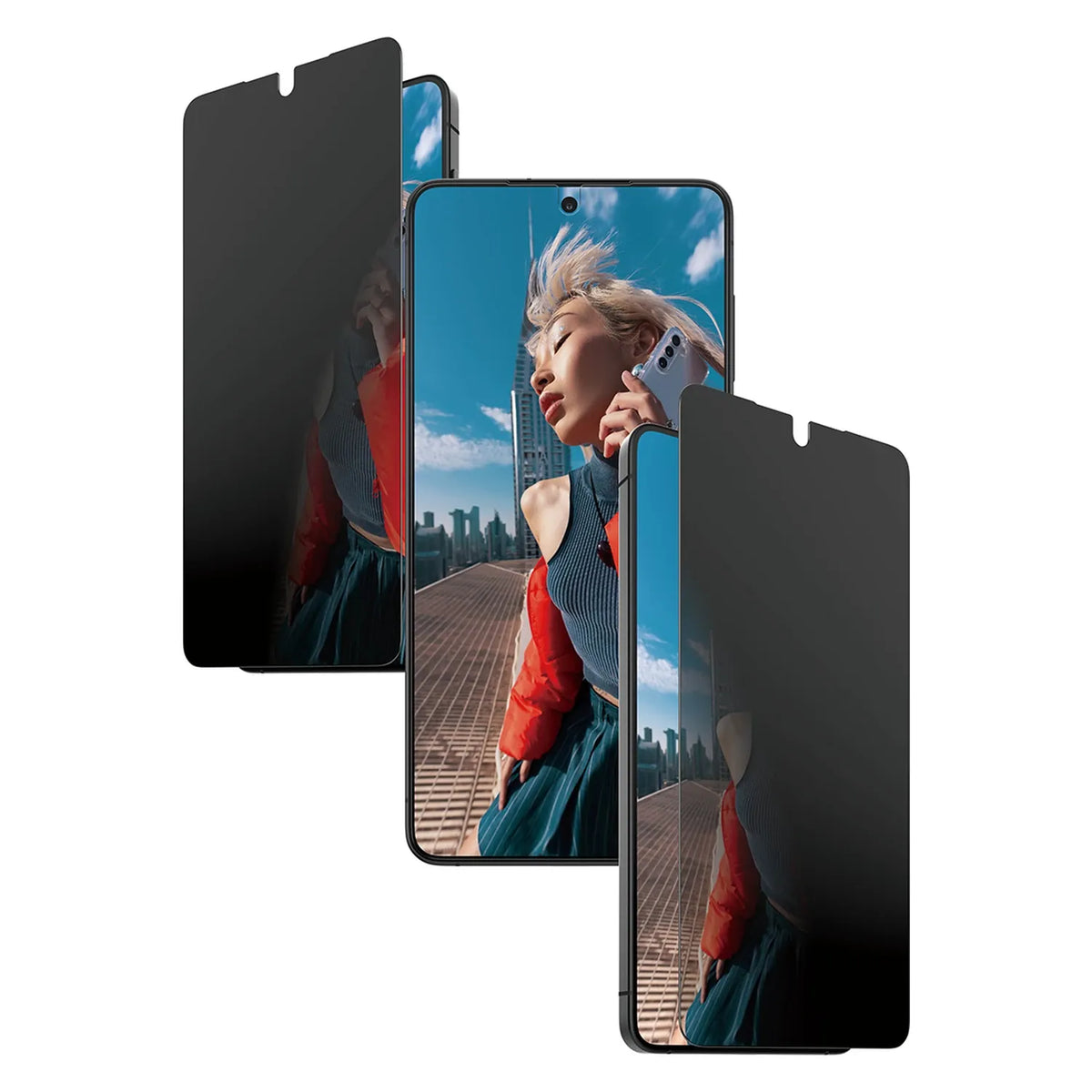 PanzerGlass® 2-Way Privacy Kijelző Fólia Samsung Galaxy S26 Plus | Ultra-Wide Fit w. FastFit in a box