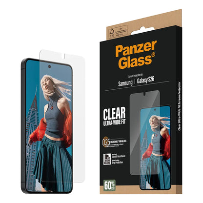 PanzerGlass® Kijelző Fólia Samsung Galaxy S26 | Ultra-Wide Fit w. EasyAligner