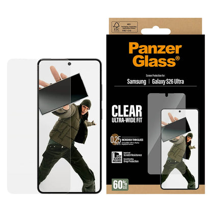 PanzerGlass® Kijelző Fólia Samsung Galaxy S26 Ultra | Ultra-Wide Fit w. EasyAligner