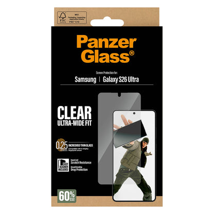 PanzerGlass® Kijelző Fólia Samsung Galaxy S26 Ultra | Ultra-Wide Fit w. EasyAligner