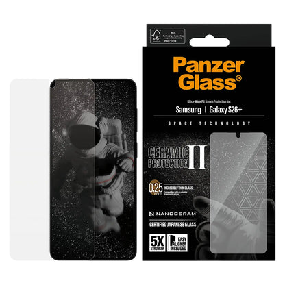 PanzerGlass® Ceramic Kijelző Fólia Samsung Galaxy S26 Plus | Ultra-Wide Fit w. EasyAligner
