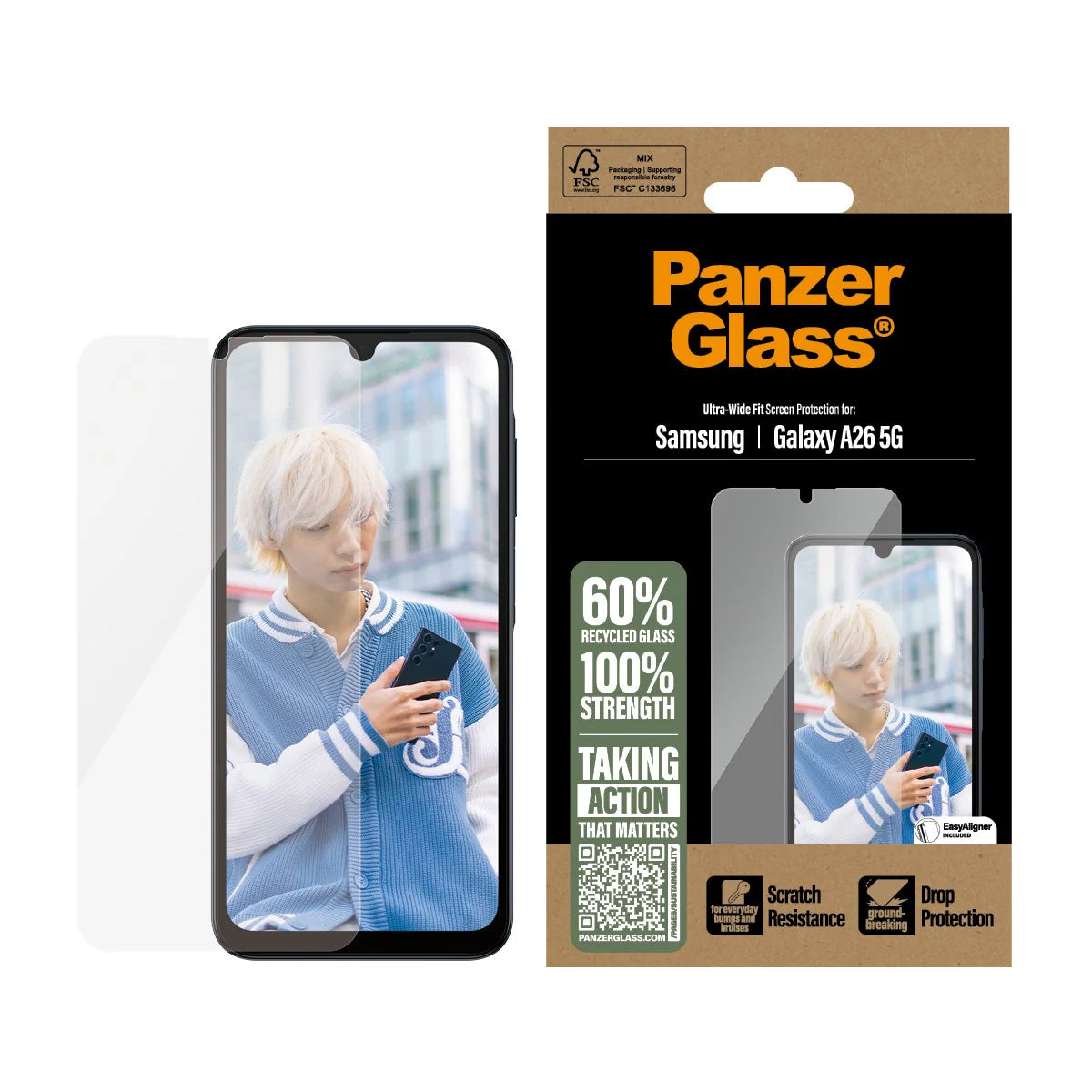 PanzerGlass® Kijelző Fólia Galaxy A26 | Ultra-Wide Fit