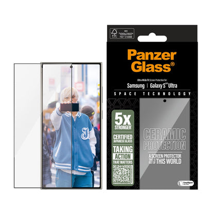 PanzerGlass® Ceramic Kijelző Fólia Galaxy S25 Ultra | Ultra-Wide Fit