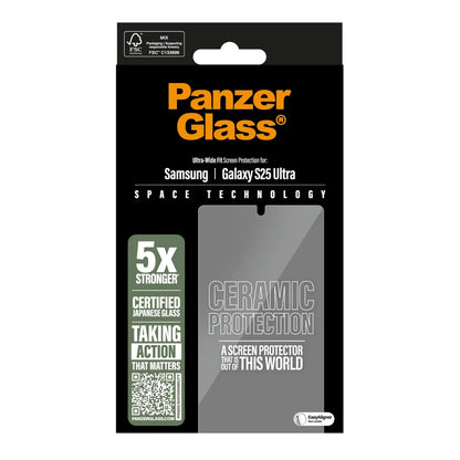 PanzerGlass® Ceramic Kijelző Fólia Galaxy S25 Ultra | Ultra-Wide Fit